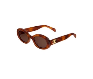Buy Celine Triomphe 01 Sunglasses Yellow Havana at Sasom – Authentic and Ready to Ship