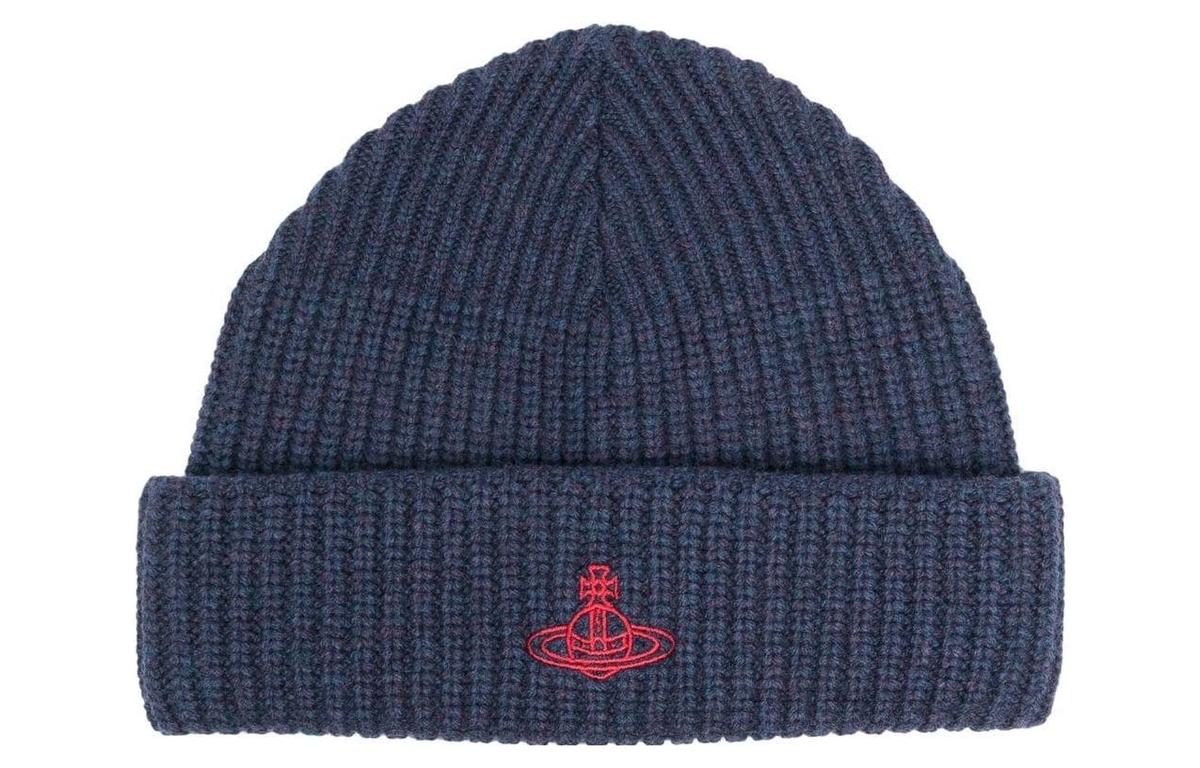 帽子 Vivienne Westwood BEANIE Sporty Orb Vivienne Westwood Black Sporty Beanie Vivienne Westwood