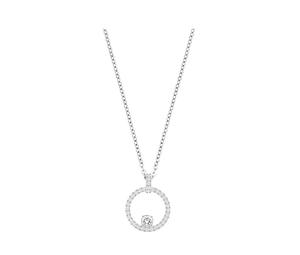 Buy Swarovski Rhodium Plated Necklaces Women's Silver at Sasom – Authentic and Ready to Ship