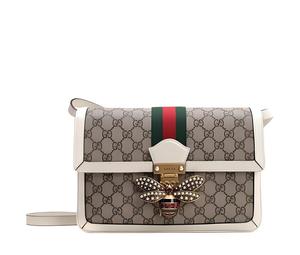 Buy Gucci Queen Margaret Canvas With Leather Shoulder Bag Crossbody Bag Women's Ivory/Brown at Sasom – Authentic and Ready to Ship