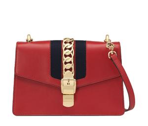 Buy Gucci Sylvie Cow Leather Portable Crossbody Bag Shoulder Bag Women's Red at Sasom – Authentic and Ready to Ship