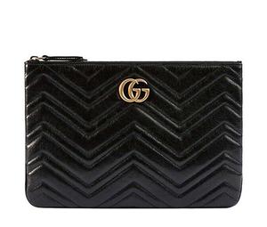 Buy Gucci Marmont Cow Leather Clutch Women's Black at Sasom – Authentic and Ready to Ship
