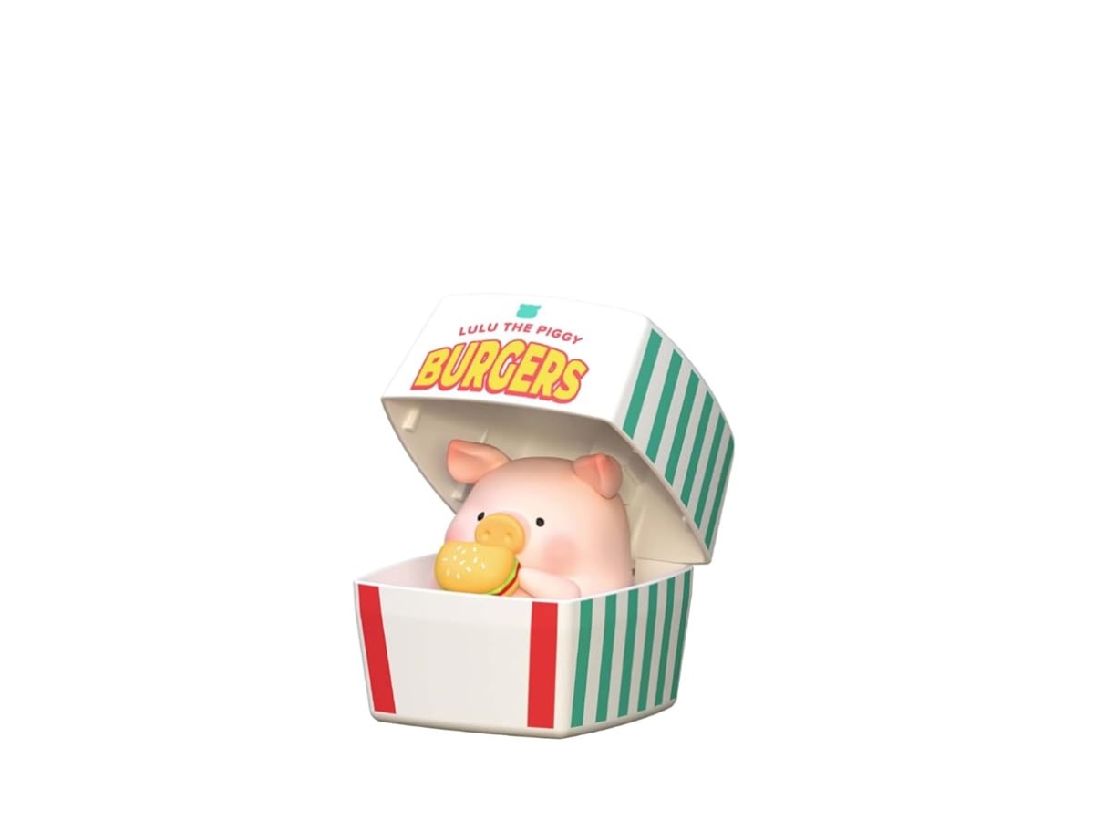 Buy (เช็คการ์ด) 52toy Sneaky Eating LuLu the Piggy - Burger Express Movable Series Blind Box at Sasom – Authentic and Ready to Ship