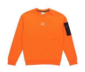 Buy Puma Casual Loose Sweatshirts Men Flame Orange at Sasom – Authentic and Ready to Ship
