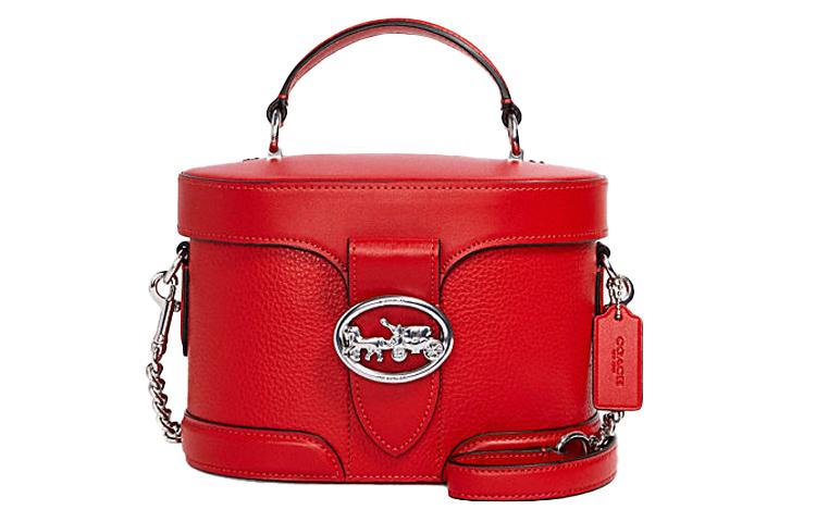 SASOM bags Coach Georgie Leather Box Bag Jiusheng Bag Handbag