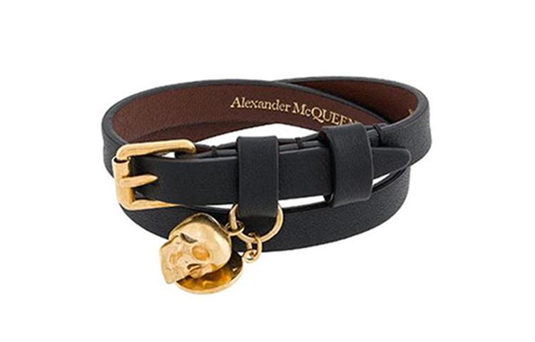 SASOM | accessories Alexander McQueen Double wrap Skull
