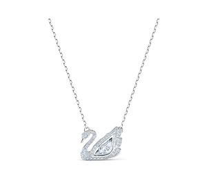 Buy Swarovski Artificial Gemstone Necklaces Women's Silver at Sasom – Authentic and Ready to Ship