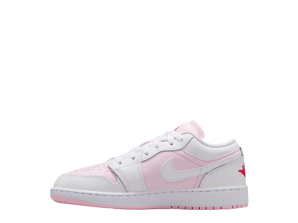 https://d2cva83hdk3bwc.cloudfront.net/553560-608-jordan-1-low-pink-foam-fire-red-white-gs-2.jpg