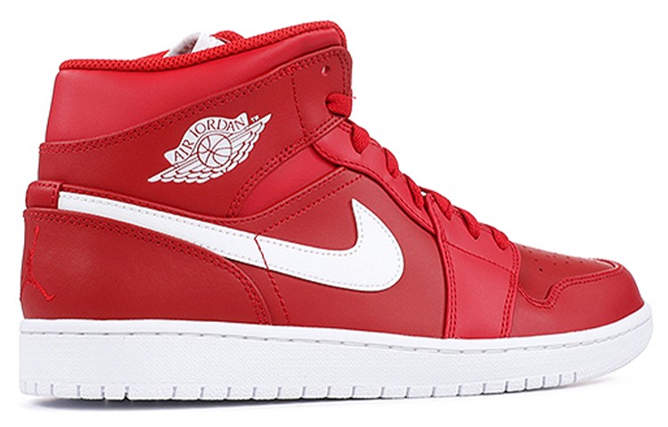 OFF-WHITE OFF-WHITE 1 Retro Mid - Gym Red/White - view 3
