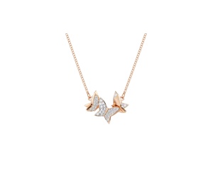Buy Swarovski Idyllia Lilia Necklace White Rose Gold at Sasom – Authentic and Ready to Ship