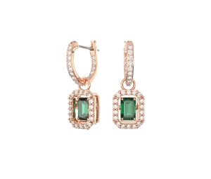 Buy Swarovski Una Drop Earrings Green at Sasom – Authentic and Ready to Ship