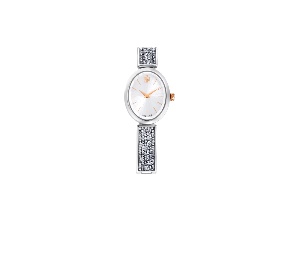 Buy Swarovski Crystal Rock Oval Watch Silver Tone at Sasom – Authentic and Ready to Ship