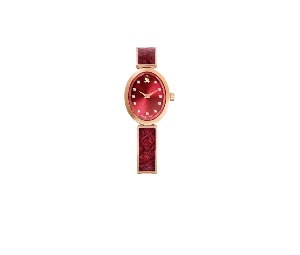Buy Swarovski Crystal Rock Oval Watch Red at Sasom – Authentic and Ready to Ship