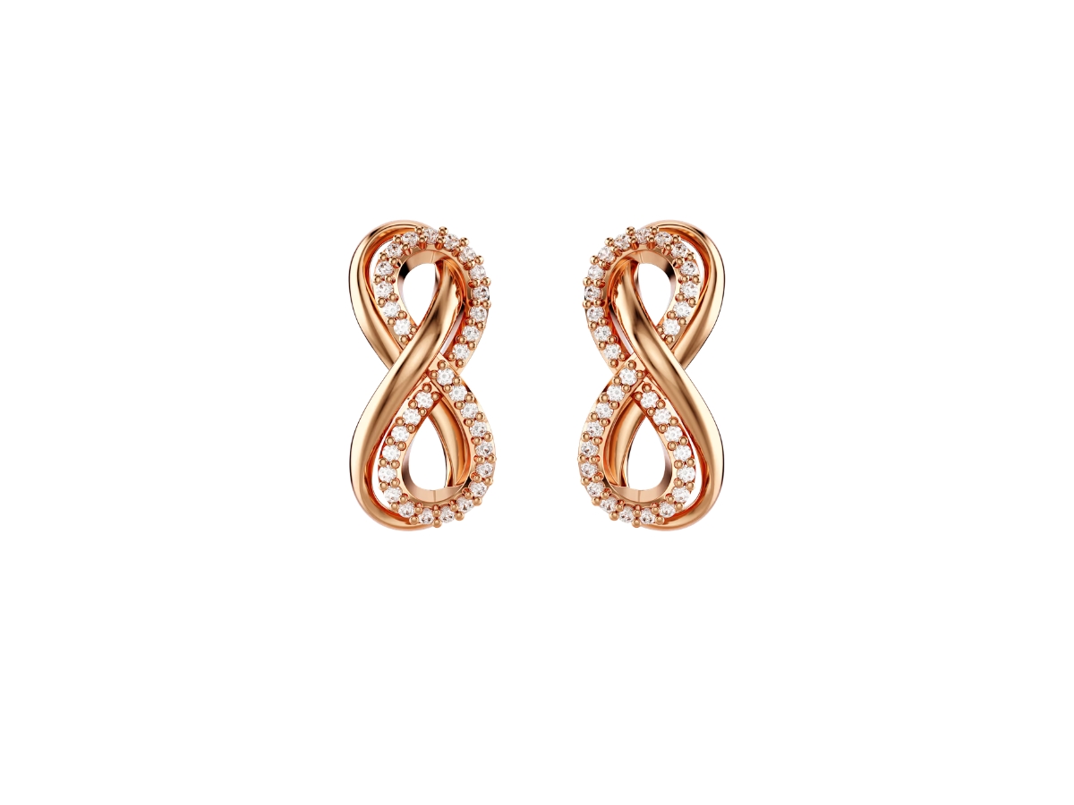 Buy Swarovski Hyperbola Stud Earrings White at Sasom – Authentic and Ready to Ship