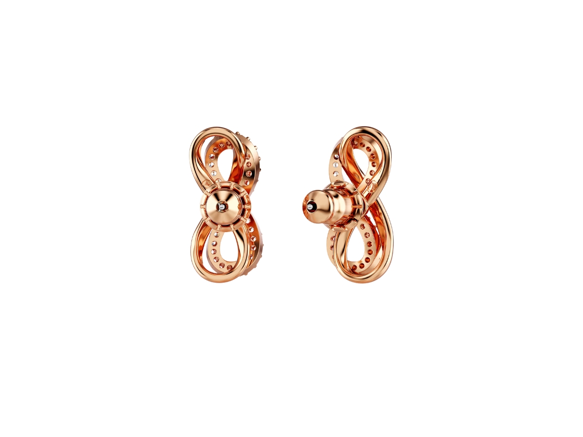 Swarovski Swarovski Hyperbola Stud Earrings White - view 3
