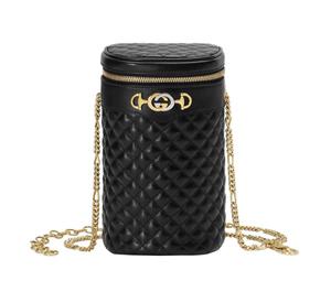 Buy Gucci Leather Cylinder Bag Clutch Crossbody Bag Shoulder Bag Regular Women's Black at Sasom – Authentic and Ready to Ship