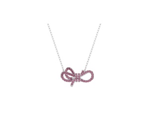 Buy Swarovski Lifelong Bow Pendant Pink at Sasom – Authentic and Ready to Ship