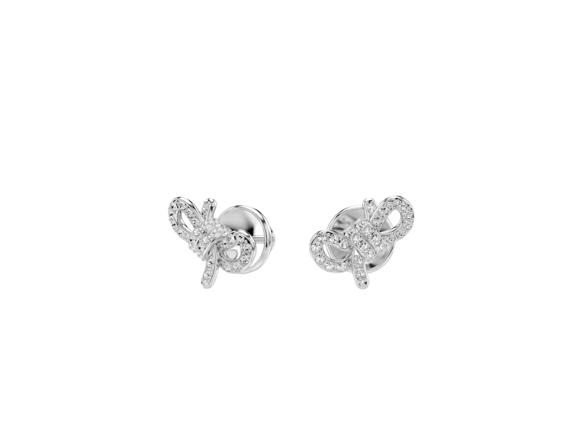 Swarovski Swarovski Lifelong Single Stud Earrings White - view 2
