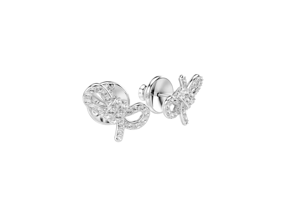 Swarovski Swarovski Lifelong Single Stud Earrings White - view 3