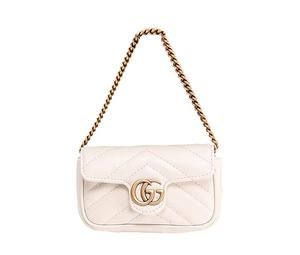 Buy Gucci GG Marmont Quilting Leather Handbags Card Holders Coin Purses Extra Mini Women's White at Sasom – Authentic and Ready to Ship