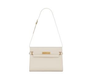 Buy Saint Laurent MANHATTAN Cow Leather Crossbody Bag Shoulder Bag Women's Vintage White at Sasom – Authentic and Ready to Ship