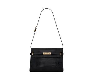 Buy SAINT LAURENT MANHATTAN Calfskin Shoulder Bag Crossbody Bag Medium Size Women's Black at Sasom – Authentic and Ready to Ship