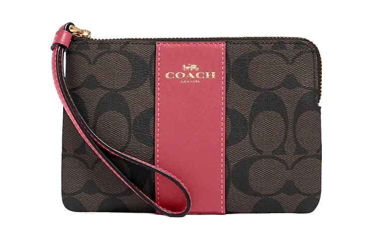https://d2cva83hdk3bwc.cloudfront.net/58035-IMTIN-coach-corner-zip-canvas-with-leather-card-holder-small-size-women-s-strawberry-red-khaki-1.jpg