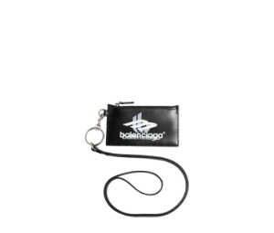 Buy Balenciaga Cash Card Holder On Keyring Black at Sasom – Authentic and Ready to Ship