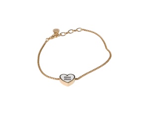 Buy Miu Miu Metal Bracelet Gold White at Sasom – Authentic and Ready to Ship