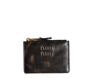 Buy Miu Miu Nappa Leather Card Holder Coffee at Sasom – Authentic and Ready to Ship