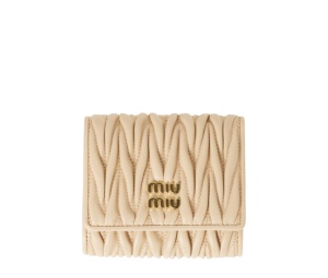 ★MiuMiu★ Small Matelasse Wallet Marigold 5MH033AFPPF0035 5 MiuMiu Small Matelasse Wallet Marigold 5MH033AFPPF0035 5MH03