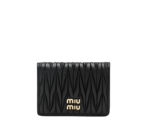 Buy Miu Miu Compact Wallet Black at Sasom – Authentic and Ready to Ship