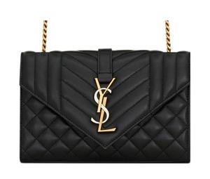 Buy Saint Laurent ENVELOPE Leather Envelope Bag Shoulder Bag Crossbody Bag Regular Women's Black at Sasom – Authentic and Ready to Ship