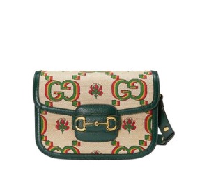 Buy Gucci Horsebit 1955 Jacquard With Leather Saddle Bag  Beige Green at Sasom – Authentic and Ready to Ship