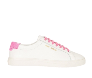 Buy Saint Laurent Andy Low White Pink (Women's) at Sasom – Authentic and Ready to Ship
