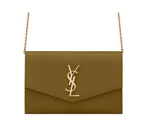 Buy Saint Laurent UPTOWN Cow Leather Envelope Bag Wallets Shoulder Bag Crossbody Bag Mini Women's Olive Green at Sasom – Authentic and Ready to Ship