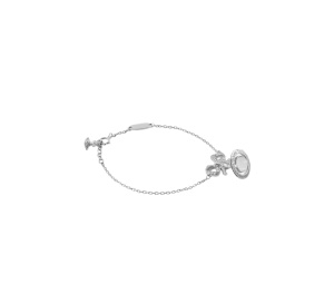 Buy Vivienne Westwood Octavie Bracelet Platinum White at Sasom – Authentic and Ready to Ship