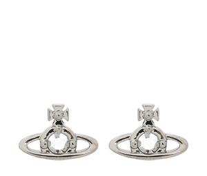 Buy Vivienne Westwood Brass Stud Earrings Women's Silver at Sasom – Authentic and Ready to Ship