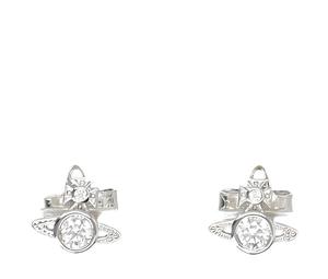 Buy Vivienne Westwood Orb Plaque Earrings at Sasom – Authentic and Ready to Ship