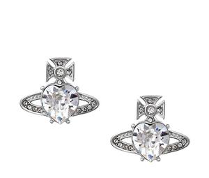 Buy Vivienne Westwood Embellished Orb plaque Earrings at Sasom – Authentic and Ready to Ship