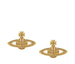 Buy Vivienne Westwood Brass, Crystal Earrings Women's Gold at Sasom – Authentic and Ready to Ship