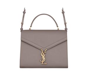 Buy Saint Laurent CASSANDRA Grained Embossed Leather Crossbody Handbag Shoulder Bag Medium Size Women's Mist White at Sasom – Authentic and Ready to Ship