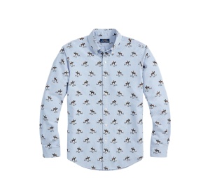 Buy Polo Ralph Lauren Classic Fit Equestrian Oxford Shirt Blue at Sasom – Authentic and Ready to Ship