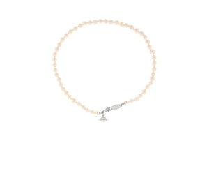 Buy Vivienne Westwood Orb-Plaque Necklace Artificial Pearl at Sasom – Authentic and Ready to Ship