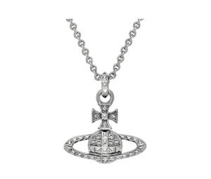Buy Vivienne Westwood Rhodium Plated Brass Necklaces Unisex Silver at Sasom – Authentic and Ready to Ship