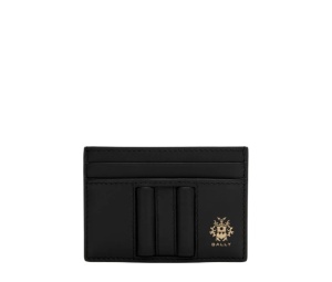 Buy Bally Beckett Card Holder In Black Leather Black at Sasom – Authentic and Ready to Ship