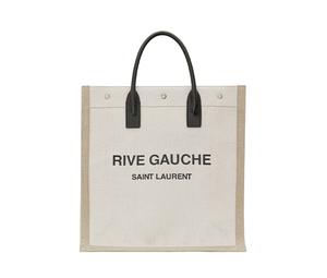 Buy Saint Laurent Rive Gauche North/South Tote White Linen/Beige at Sasom – Authentic and Ready to Ship
