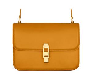 Buy Saint Laurent Le Carre Box Leather Crossbody Bag Shoulder Bag Women's Deep Sunlight Color at Sasom – Authentic and Ready to Ship