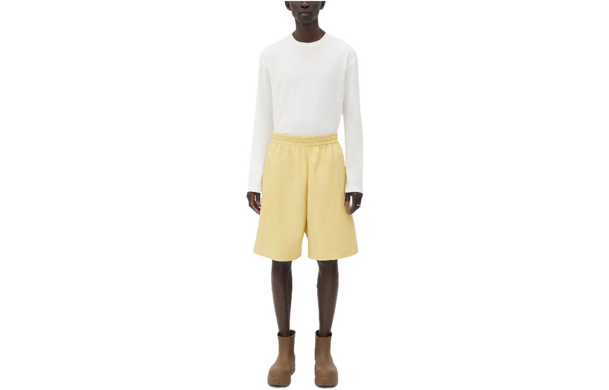 Bottega Veneta Casual Shorts Men Yellow