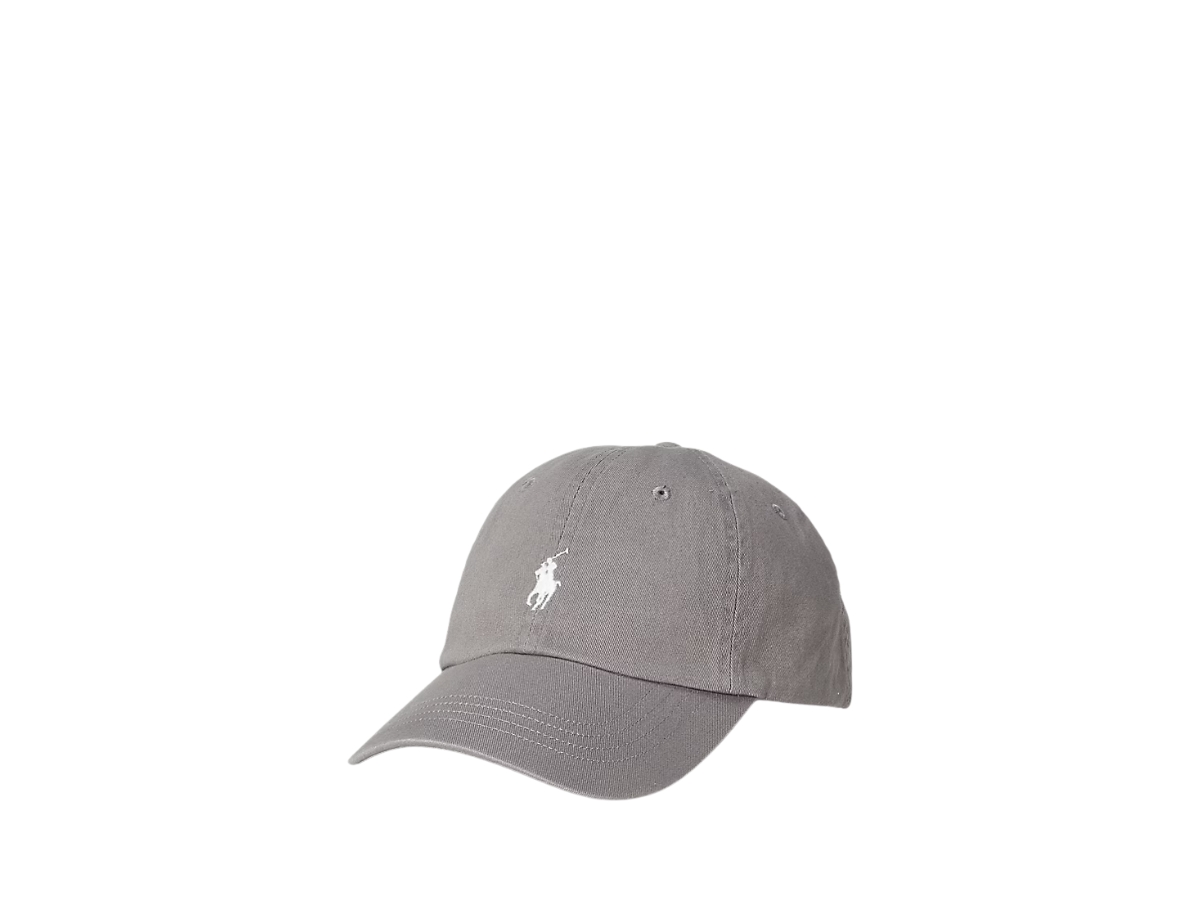 Buy Polo Ralph Lauren The Iconic Cotton Chino Ball Cap Perfect Grey at Sasom – Authentic and Ready to Ship
